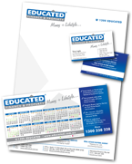 Educated Finance and Property Letterheads and Business Cards Thumbnail