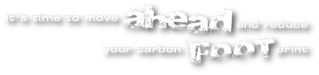 think ahead and reduce your carbon footprint